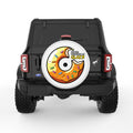 YOU ARE DRIVING ME GLAZY WHITE TIRE COVER