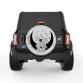 YOU ARE MADE OF MAGIC SILVER CARBON FIBER TIRE COVER