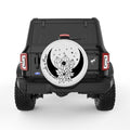 YOU ARE MADE OF MAGIC PEARL  WHITE CARBON FIBER TIRE COVER