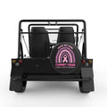 YOU ARE NOT ALONE BLACK CARBON FIBER TIRE COVER FOR MOKE