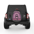 YOU ARE NOT ALONE BLACK TIRE COVER