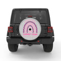 YOU ARE NOT ALONE WHITE TIRE COVER