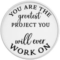 YOU ARE THE GREATEST PROJECT WHITE TIRE COVER