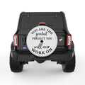 YOU ARE THE GREATEST PROJECT PEARL  WHITE CARBON FIBER TIRE COVER