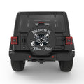 YOU GOTTA BE KITTEN ME BLACK CARBON FIBER TIRE COVER