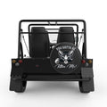 YOU GOTTA BE KITTEN ME BLACK CARBON FIBER TIRE COVER FOR MOKE