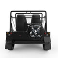 YOU GOTTA BE KITTEN ME BLACK TIRE COVER FOR MOKE
