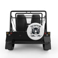 YOU GOTTA BE KITTEN ME WHITE TIRE COVER FOR MOKE