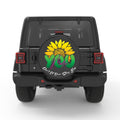 YOU MATTER PEARL  WHITE CARBON FIBER TIRE COVER
