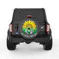 YOU MATTER BLACK CARBON FIBER TIRE COVER