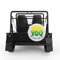 YOU MATTER WHITE TIRE COVER FOR MOKE