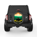 YELLOWSTONE NATIONAL PARK BLACK TIRE COVER