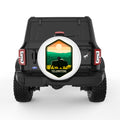 YELLOWSTONE NATIONAL PARK WHITE TIRE COVER