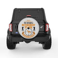 YES I DO HAVE A RETIREMENT PLAN SILVER CARBON FIBER TIRE COVER