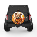 YORKIE FALL BLACK TIRE COVER