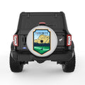 YOSEMITE NATIONAL PARK SILVER CARBON FIBER TIRE COVER