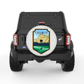 YOSEMITE NATIONAL PARK PEARL  WHITE CARBON FIBER TIRE COVER