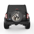 ZEBRA BLACK CARBON FIBER TIRE COVER