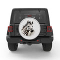 ZEBRA BLACK TIRE COVER
