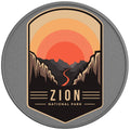 ZION National Park SILVER CARBON FIBER TIRE COVER