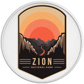 ZION National Park WHITE TIRE COVER