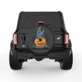 ZOMBIE HAND SCARY PUMPKIN BLACK TIRE COVER