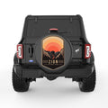 ZION NATIONAL PARK BLACK CARBON FIBER TIRE COVER