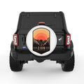 ZION NATIONAL PARK WHITE TIRE COVER
