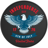 4TH JULY INDEPENDENCE DAY EAGLE BLACK TIRE COVER