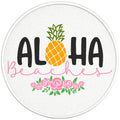 ALOHA BEACHES BLACK TIRE COVER