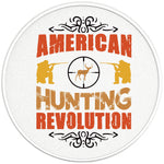 AMERICAN HUNTING REVOLUTION PEARL WHITE CARBON FIBER TIRE COVER 