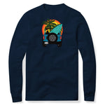 BEACH SUNSET BOARD NAVY SWEATSHIRT