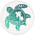 BEACH VIBES SEA TURTLE BLACK TIRE COVER