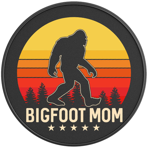 BIGFOOT MOM BLACK CARBON FIBER TIRE COVER
