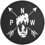 BIGFOOT PACIFIC NORTHWEST BLACK TIRE COVER