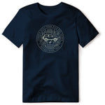 BRONCO NAVY TSHIRT CACTUS GRAY