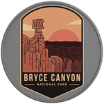 BRYCE CANYON NATIONAL PARK SILVER CARBON FIBER TIRE COVER 