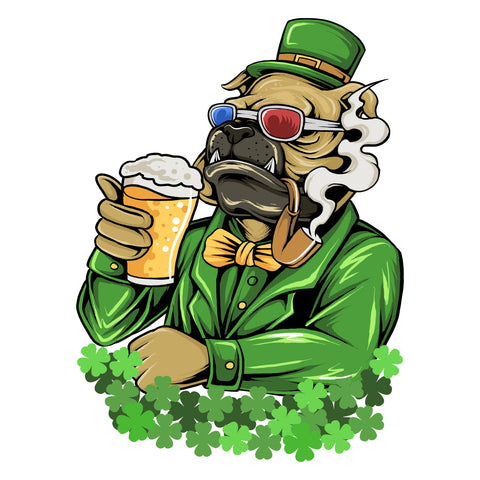 Bulldog St Patricks Day