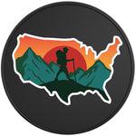 CAMPING USA BLACK TIRE COVER