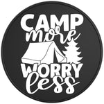 CAMP MORE WORRY LESS BLACK TIRE COVER 