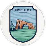 CHANEL ISLAND NATIONAL PARK PEARL WHITE CARBON FIBER TIRE COVER 