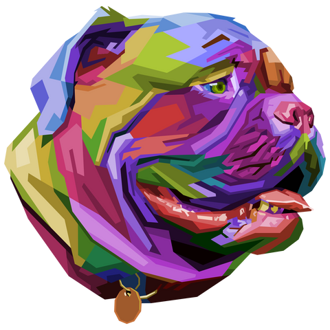 COLORFUL BULLDOG