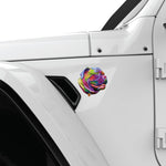 COLORFUL BULLDOG FENDER VENT DECAL FITS 2018+ JEEP WRANGLER & GLADIATOR DRIVER SIDE