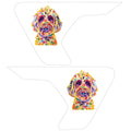 COLORFUL GOLDENDOODLE FENDER VENT DECAL FITS 2018+ JEEP WRANGLER & GLADIATOR