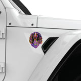 COLORFUL SPRINGER SPANIEL FENDER VENT DECAL FITS 2018+ JEEP WRANGLER & GLADIATOR PASSENGER SIDE