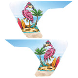 COOL FLAMINGO FENDER VENT DECAL FITS 2018+ JEEP WRANGLER & GLADIATOR