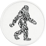 COOL TRIBAL BIGFOOT PEARL  WHITE CARBON FIBER TIRE COVER