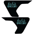DOG HAIR DONT CARE FENDER VENT DECAL FITS 2018+ JEEP WRANGLER & GLADIATOR