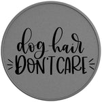DOG HAIR DON'T CARE SILVER CARBON FIBER TIRE COVER 