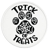 DOG PAW TRICK OR TREATS PEARL WHITE CARBON FIBER TIRE COVER